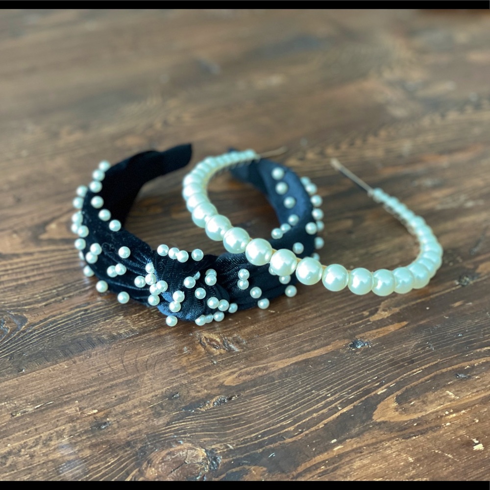 Faux Pearl Headband Bundle